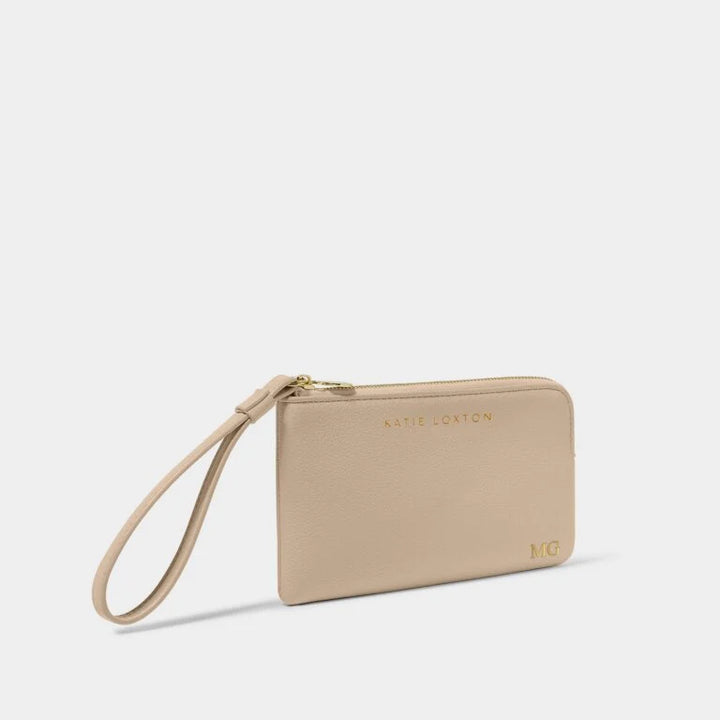 Katie Loxton Small Wristlet Pouch Light Taupe