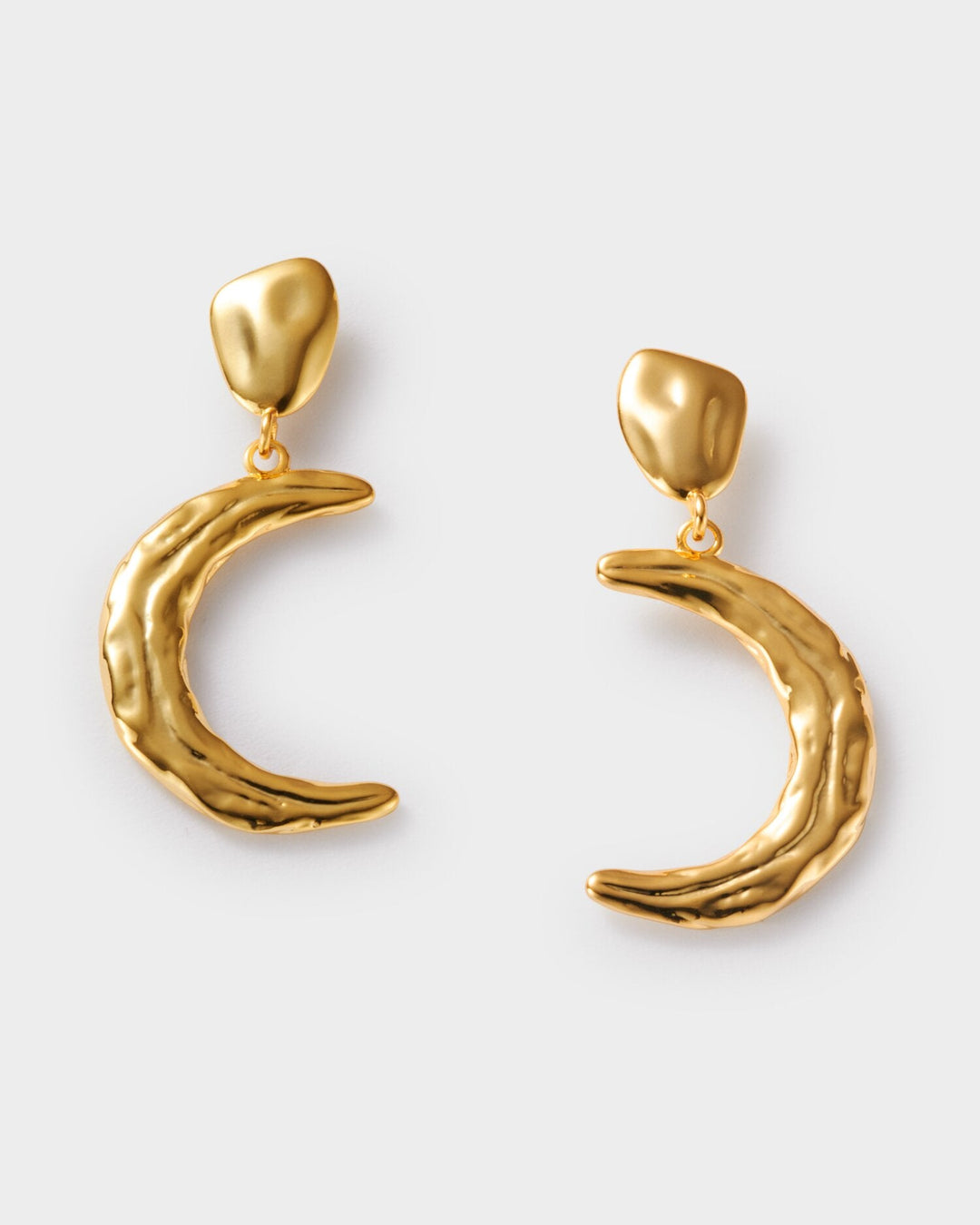 Katie Loxton Solesi Moon Earrings Gold Coated