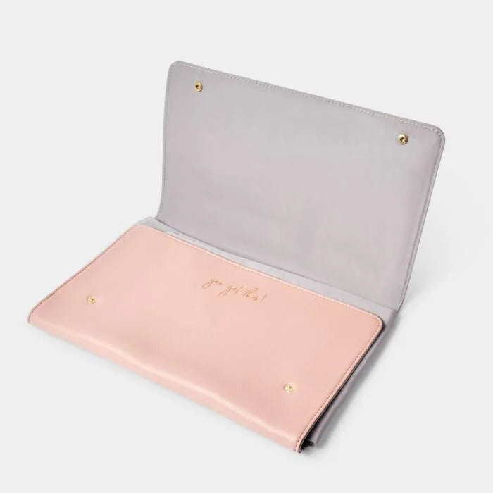 Katie Loxton Taupe Baby Fold-Out Changing Organiser You Got This!