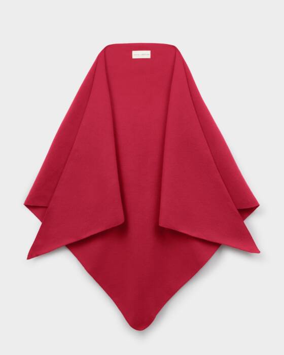 Katie Loxton Triangle Blanket Scarf Crimson Red