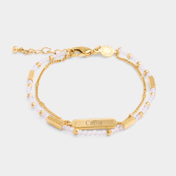 Katie Loxton Waterproof Birthstone Bracelet June Moonstone 18cm