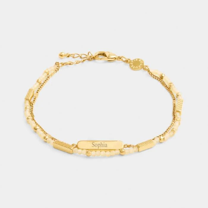 Katie Loxton Waterproof Birthstone Bracelet November Yellow Quartz 18cm