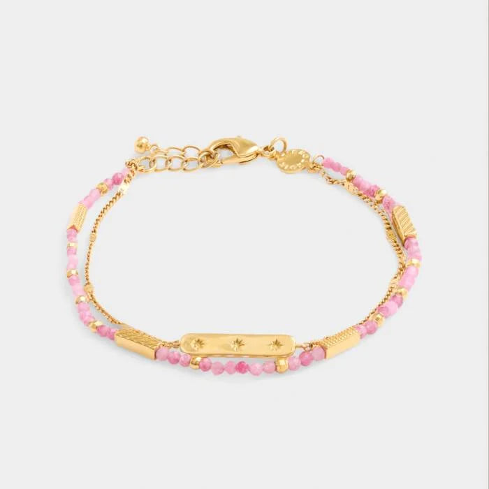 Katie Loxton Waterproof Birthstone Bracelet October Tourmaline 18cm