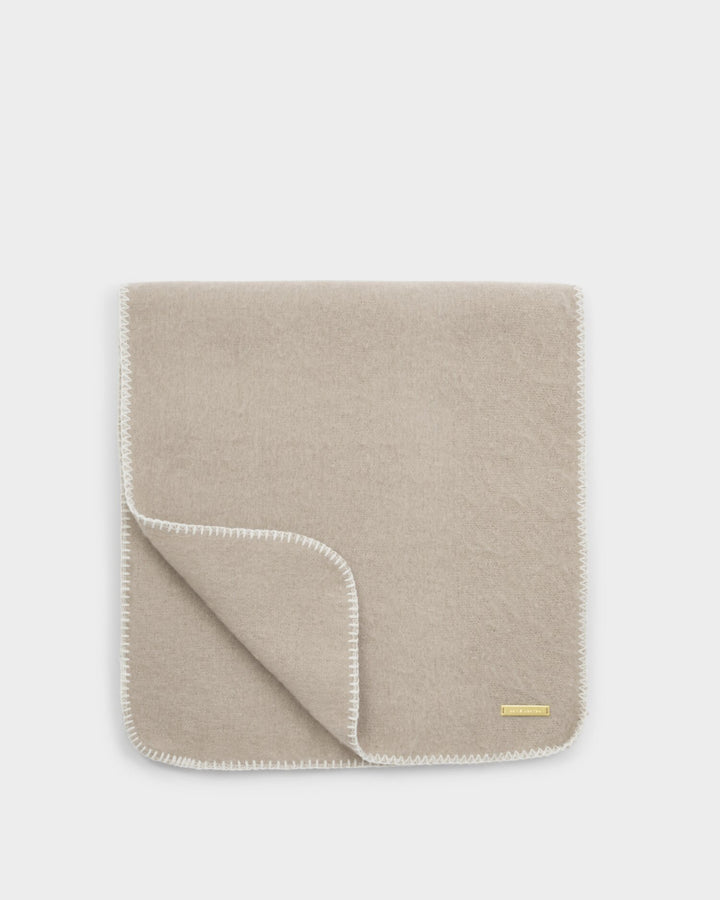 Katie Loxton Whipstitch Scarf Taupe
