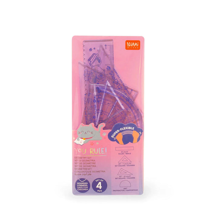 Legami Geometry Set You Rule Kitty
