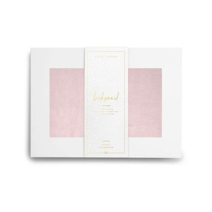 Katie Loxton Wrapped Up In Love Boxed Silky Bridal Scarf Bridesmaid Pale Pink