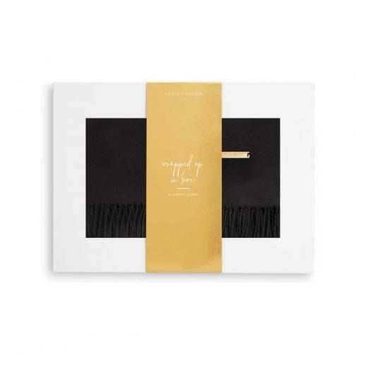 Katie Loxton Thick Plain Scarf Black